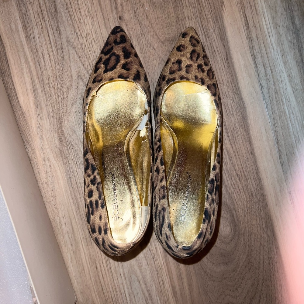 Leopard heels